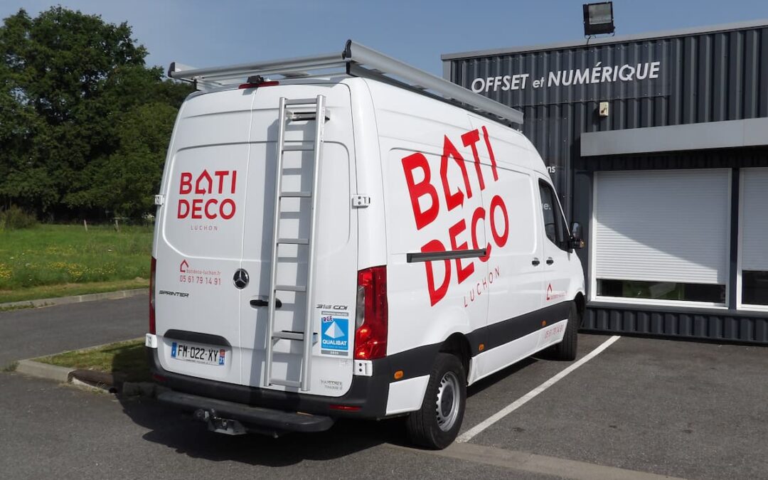 Marquage véhicule pour Bati Déco – Luchon