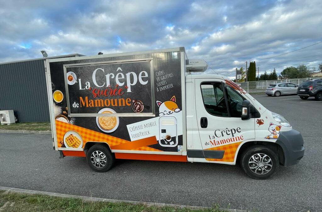 Marquage véhicule pour La Crêpe de Mamoune