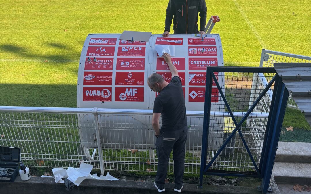 Signalétique Tarbes Pyrénées Football